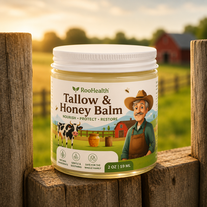 ROH™ Grass-Fed Tallow & Honey Balm