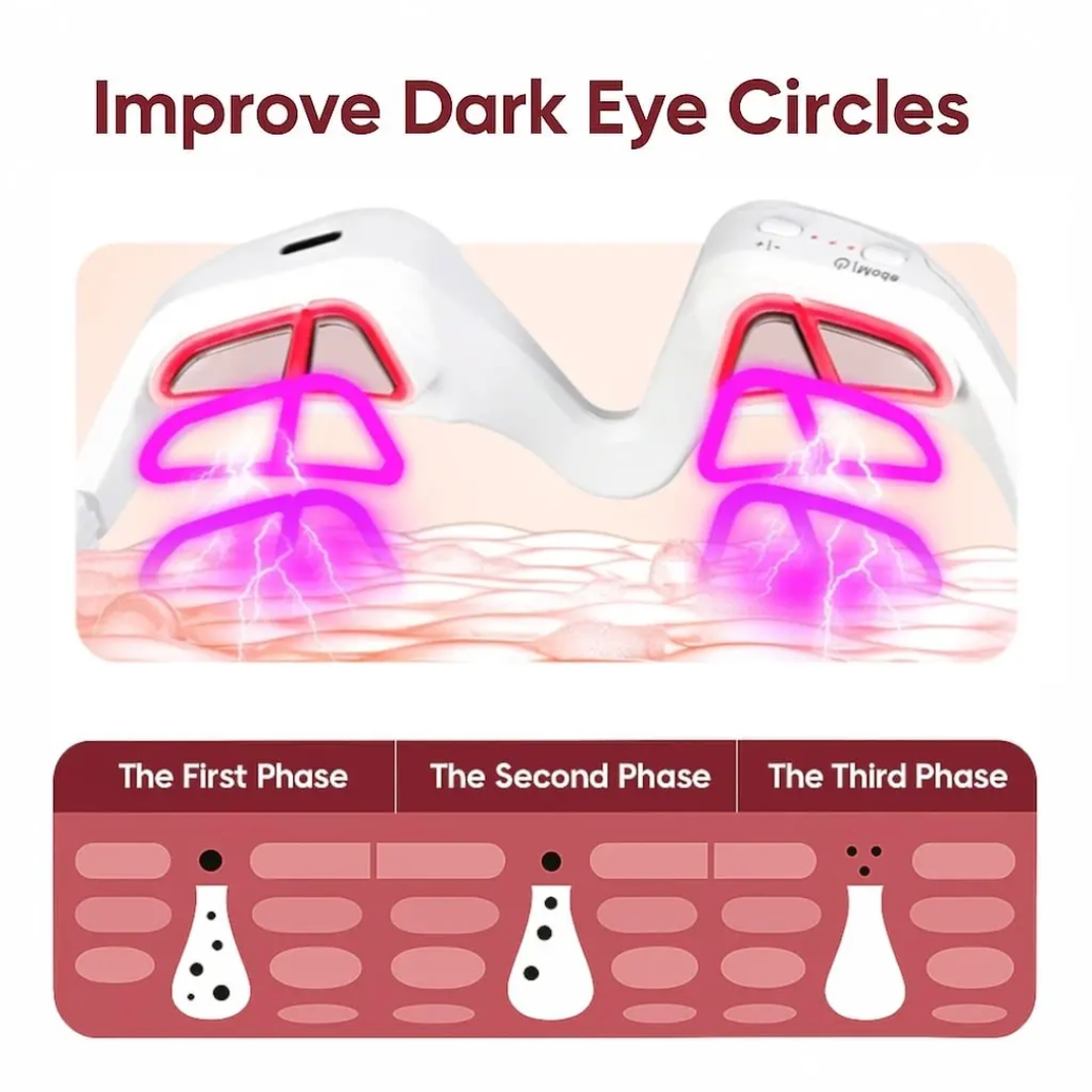 ROH™ EyeRevive Pro| Red Light Therapy & EMS Eye Massager